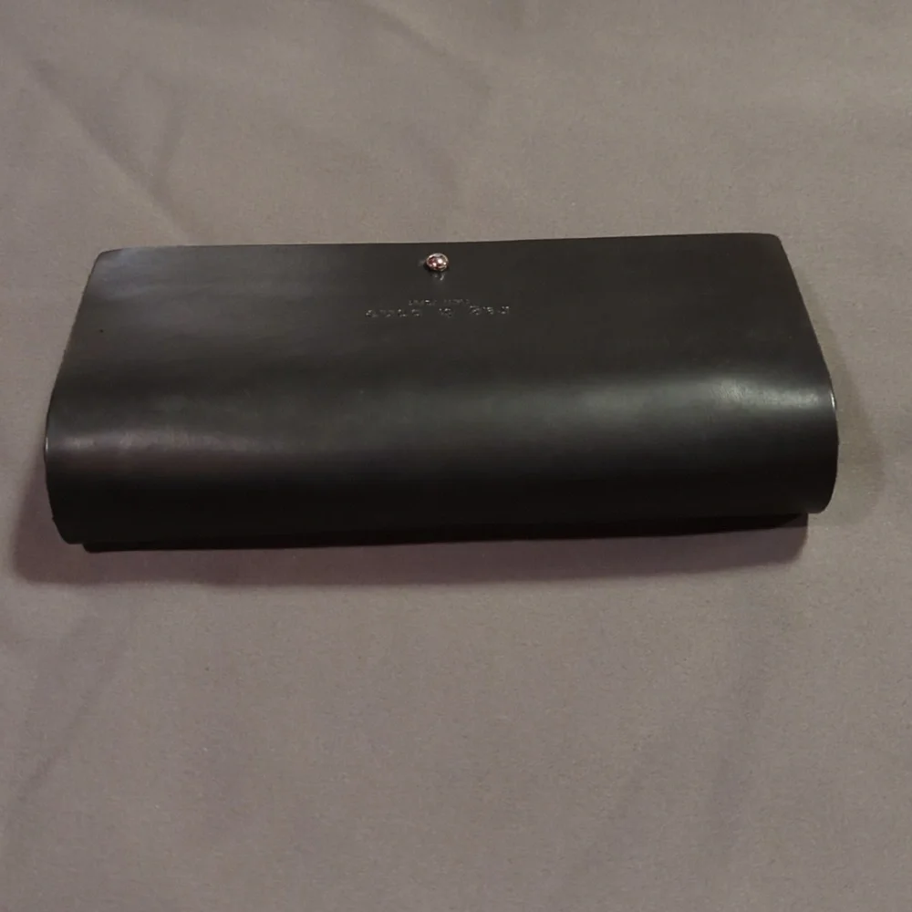 Rag & Bone black leather eyeglass case